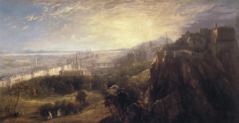 David Octavius Hill A View of Edinburgh from North of the Castle